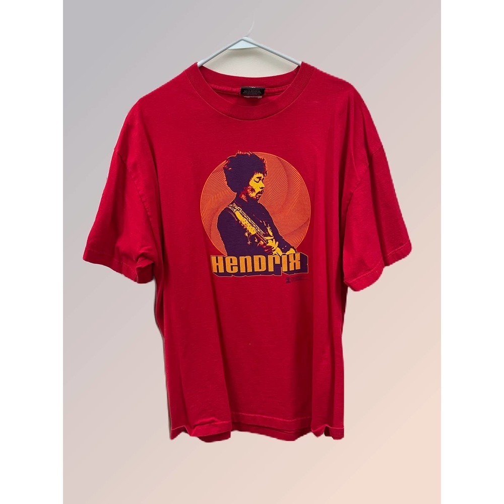 Mens Zion Vintage Y2K Jimi Hendrix Short Sleeve Tshirt XL